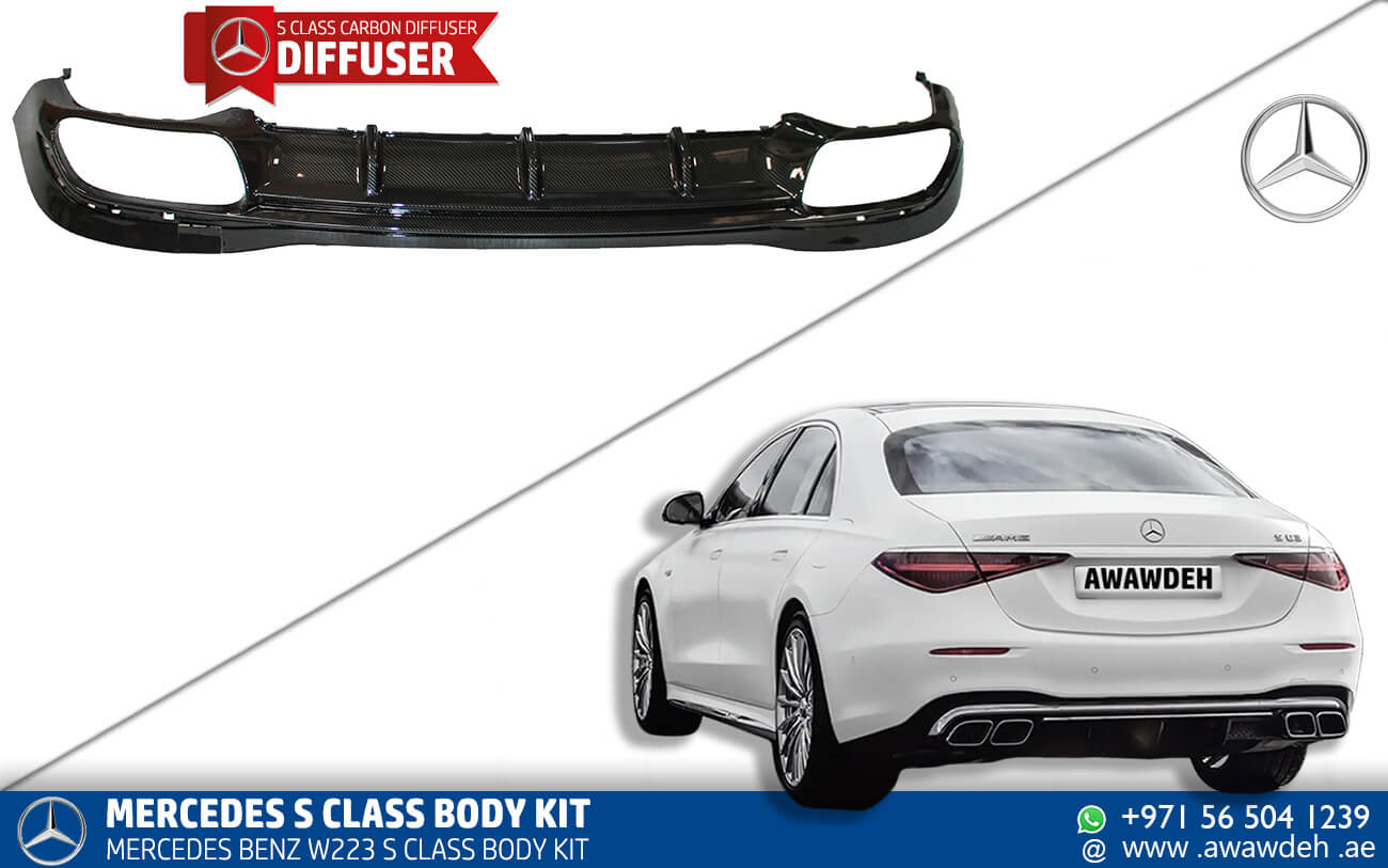 W223 diffuser for s class fiber